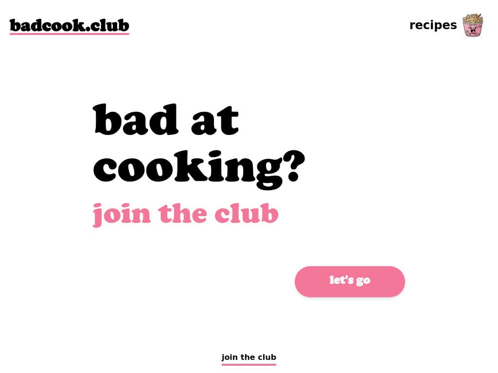 Bad Cook Club
