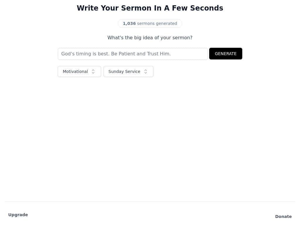 SermonGPT